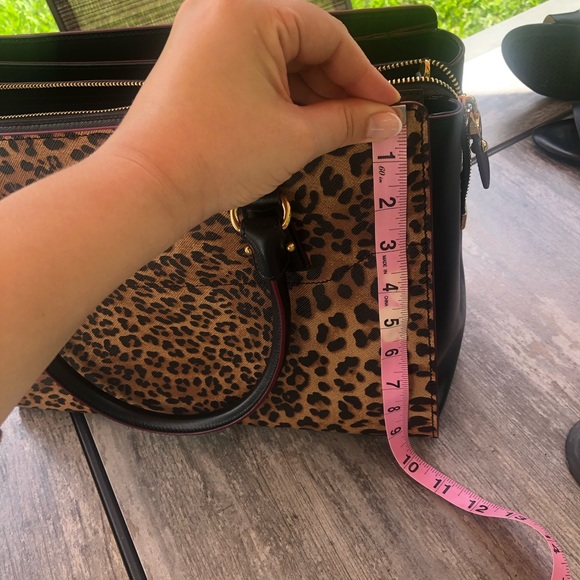 Gently used Ferragamo bag leopard animal print - Picture 9 of 12